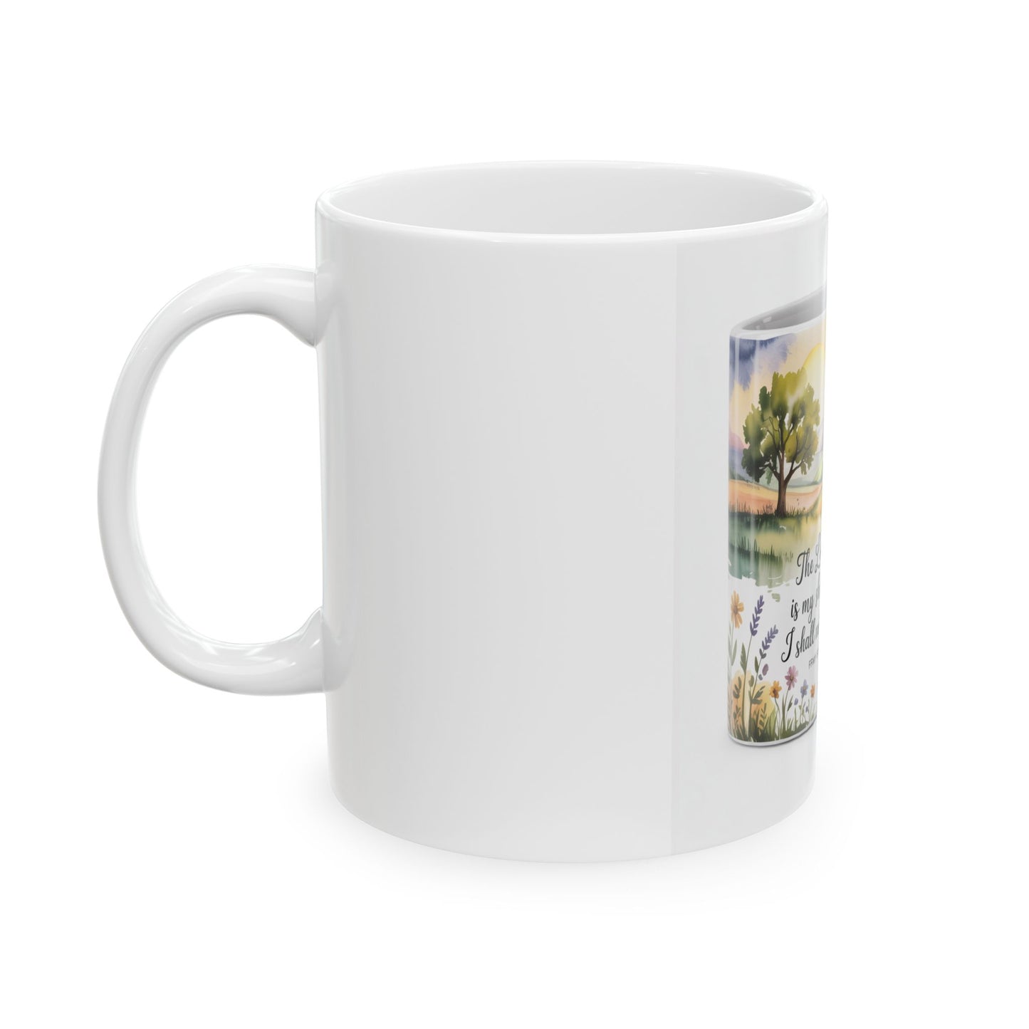 Inspirational Ceramic Mug - "The Lord is my shepherd, I shall not want" - Perfect Gift for Faith Lovers, Home Decor, Office Use, and [...]