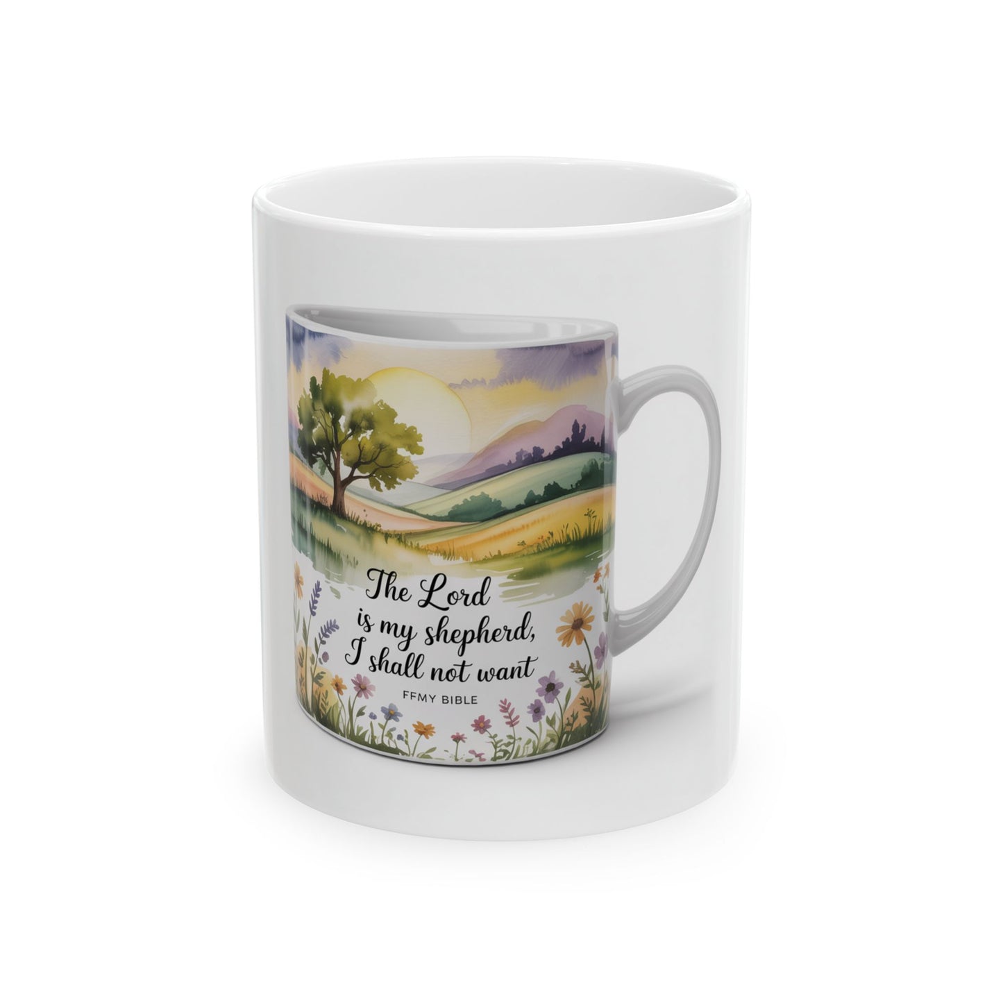 Inspirational Ceramic Mug - "The Lord is my shepherd, I shall not want" - Perfect Gift for Faith Lovers, Home Decor, Office Use, and [...]
